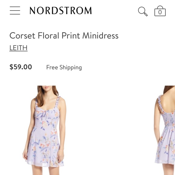 Leith floral print minidress - Picture 1 of 5